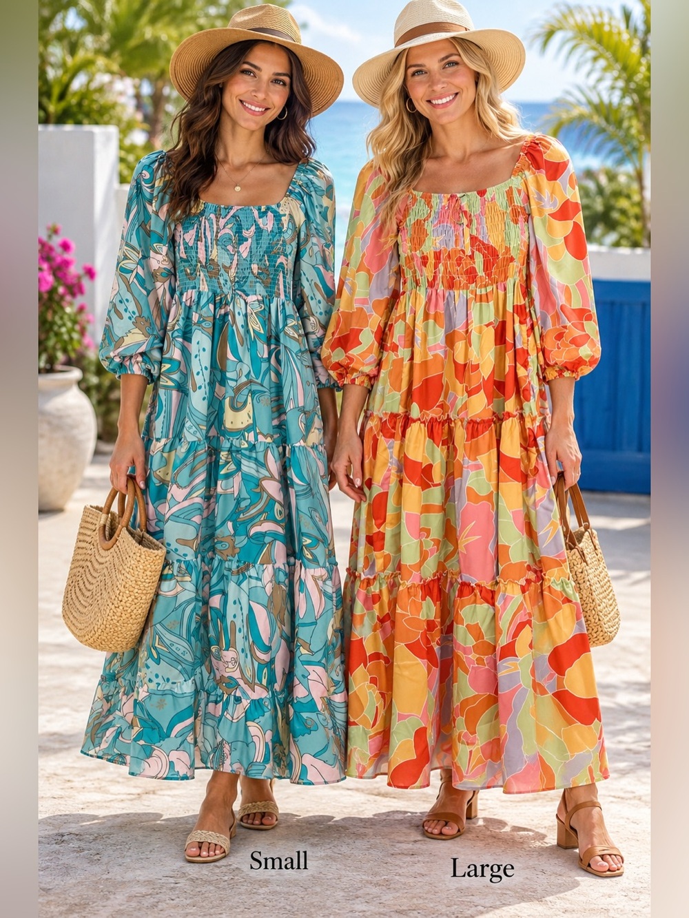 Two for 1 Sunday up Dresses Small/Large Multi  size friendly